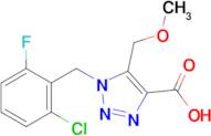 1-(2-Chloro-6-fluorobenzyl)-5-(methoxymethyl)-1H-1,2,3-triazole-4-carboxylic acid