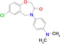 7-Chloro-4-(4-(dimethylamino)phenyl)-4,5-dihydrobenzo[f][1,4]oxazepin-3(2H)-one