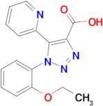 1-(2-Ethoxyphenyl)-5-(pyridin-2-yl)-1H-1,2,3-triazole-4-carboxylic acid