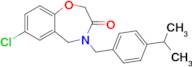 7-Chloro-4-(4-isopropylbenzyl)-4,5-dihydrobenzo[f][1,4]oxazepin-3(2H)-one