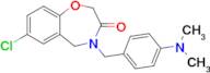 7-Chloro-4-(4-(dimethylamino)benzyl)-4,5-dihydrobenzo[f][1,4]oxazepin-3(2H)-one