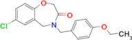 7-Chloro-4-(4-ethoxybenzyl)-4,5-dihydrobenzo[f][1,4]oxazepin-3(2H)-one