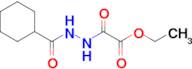 Ethyl 2-(2-(cyclohexanecarbonyl)hydrazinyl)-2-oxoacetate