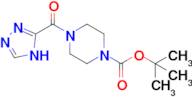tert-butyl 4-(4H-1,2,4-triazole-3-carbonyl)piperazine-1-carboxylate