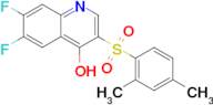 3-(2,4-dimethylbenzenesulfonyl)-6,7-difluoroquinolin-4-ol