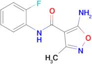 5-Amino-N-(2-fluorophenyl)-3-methylisoxazole-4-carboxamide