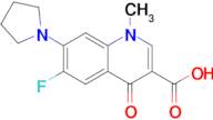 6-Fluoro-1-methyl-4-oxo-7-(pyrrolidin-1-yl)-1,4-dihydroquinoline-3-carboxylic acid