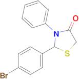 2-(4-Bromophenyl)-3-phenylthiazolidin-4-one