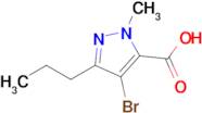 4-Bromo-1-methyl-3-propyl-1H-pyrazole-5-carboxylic acid