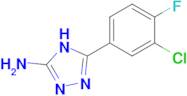 5-(3-chloro-4-fluorophenyl)-4H-1,2,4-triazol-3-amine