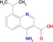 4-Amino-8-isopropylquinoline-3-carboxylic acid