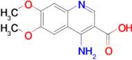 4-Amino-6,7-dimethoxyquinoline-3-carboxylic acid