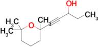 1-(2,6,6-Trimethyltetrahydro-2H-pyran-2-yl)pent-1-yn-3-ol