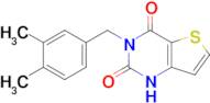 3-(3,4-Dimethylbenzyl)thieno[3,2-d]pyrimidine-2,4(1H,3H)-dione