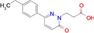 3-(3-(4-Ethylphenyl)-6-oxopyridazin-1(6H)-yl)propanoic acid