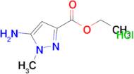 Ethyl 5-amino-1-methyl-1H-pyrazole-3-carboxylate hydrochloride