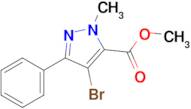 Methyl 4-bromo-1-methyl-3-phenyl-1H-pyrazole-5-carboxylate