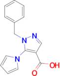 1-Benzyl-5-(1H-pyrrol-1-yl)-1H-pyrazole-4-carboxylic acid