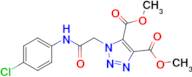 Dimethyl 1-(2-((4-chlorophenyl)amino)-2-oxoethyl)-1H-1,2,3-triazole-4,5-dicarboxylate