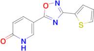 5-[3-(thiophen-2-yl)-1,2,4-oxadiazol-5-yl]-1,2-dihydropyridin-2-one