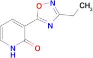 3-(3-ethyl-1,2,4-oxadiazol-5-yl)-1,2-dihydropyridin-2-one