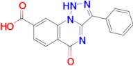 5-oxo-3-phenyl-1H,5H-[1,2,3]triazolo[1,5-a]quinazoline-8-carboxylic acid