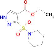 Ethyl 3-(piperidin-1-ylsulfonyl)-1H-pyrazole-4-carboxylate