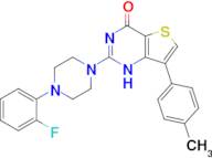 2-[4-(2-fluorophenyl)piperazin-1-yl]-7-(4-methylphenyl)-1H,4H-thieno[3,2-d]pyrimidin-4-one
