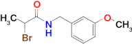 2-Bromo-N-(3-methoxybenzyl)propanamide