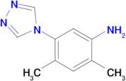 2,4-Dimethyl-5-(4H-1,2,4-triazol-4-yl)aniline