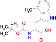 2-((Tert-butoxycarbonyl)amino)-3-(4-methyl-1H-indol-3-yl)propanoic acid