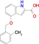 4-((2-Methylbenzyl)oxy)-1H-indole-2-carboxylic acid