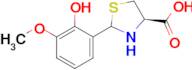 (4R)-2-(2-hydroxy-3-methoxyphenyl)thiazolidine-4-carboxylic acid