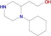 2-(1-Cyclohexylpiperazin-2-yl)ethan-1-ol