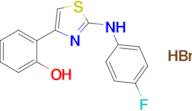 2-(2-((4-Fluorophenyl)amino)thiazol-4-yl)phenol hydrobromide