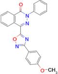 4-(3-(4-Methoxyphenyl)-1,2,4-oxadiazol-5-yl)-2-phenylphthalazin-1(2H)-one