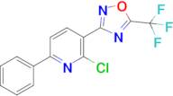 3-(2-Chloro-6-phenylpyridin-3-yl)-5-(trifluoromethyl)-1,2,4-oxadiazole