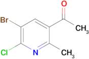 1-(5-Bromo-6-chloro-2-methylpyridin-3-yl)ethan-1-one
