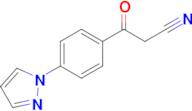 3-(4-(1H-pyrazol-1-yl)phenyl)-3-oxopropanenitrile