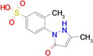 3-methyl-4-(3-methyl-5-oxo-2,5-dihydro-1H-pyrazol-1-yl)benzene-1-sulfonic acid