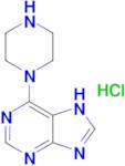 6-(piperazin-1-yl)-7H-purine hydrochloride