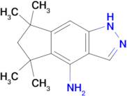 5,5,7,7-tetramethyl-1H,5H,6H,7H-cyclopenta[f]indazol-4-amine