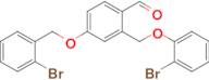 4-((2-Bromobenzyl)oxy)-2-((2-bromophenoxy)methyl)benzaldehyde