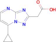 2-(7-Cyclopropyl-[1,2,4]triazolo[1,5-a]pyrimidin-2-yl)acetic acid