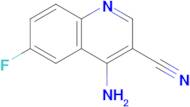 4-amino-6-fluoroquinoline-3-carbonitrile