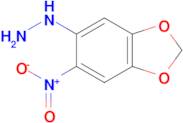 (6-Nitrobenzo[d][1,3]dioxol-5-yl)hydrazine