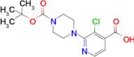 2-(4-(Tert-butoxycarbonyl)piperazin-1-yl)-3-chloroisonicotinic acid