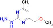 2-Hydrazinyl-4-(methoxymethyl)-6-methylpyrimidine