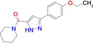 1-[3-(4-ethoxyphenyl)-1H-pyrazole-5-carbonyl]piperidine