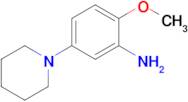 2-Methoxy-5-(piperidin-1-yl)aniline